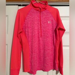 Under Armour Vibrant Pink Half-Zip Top